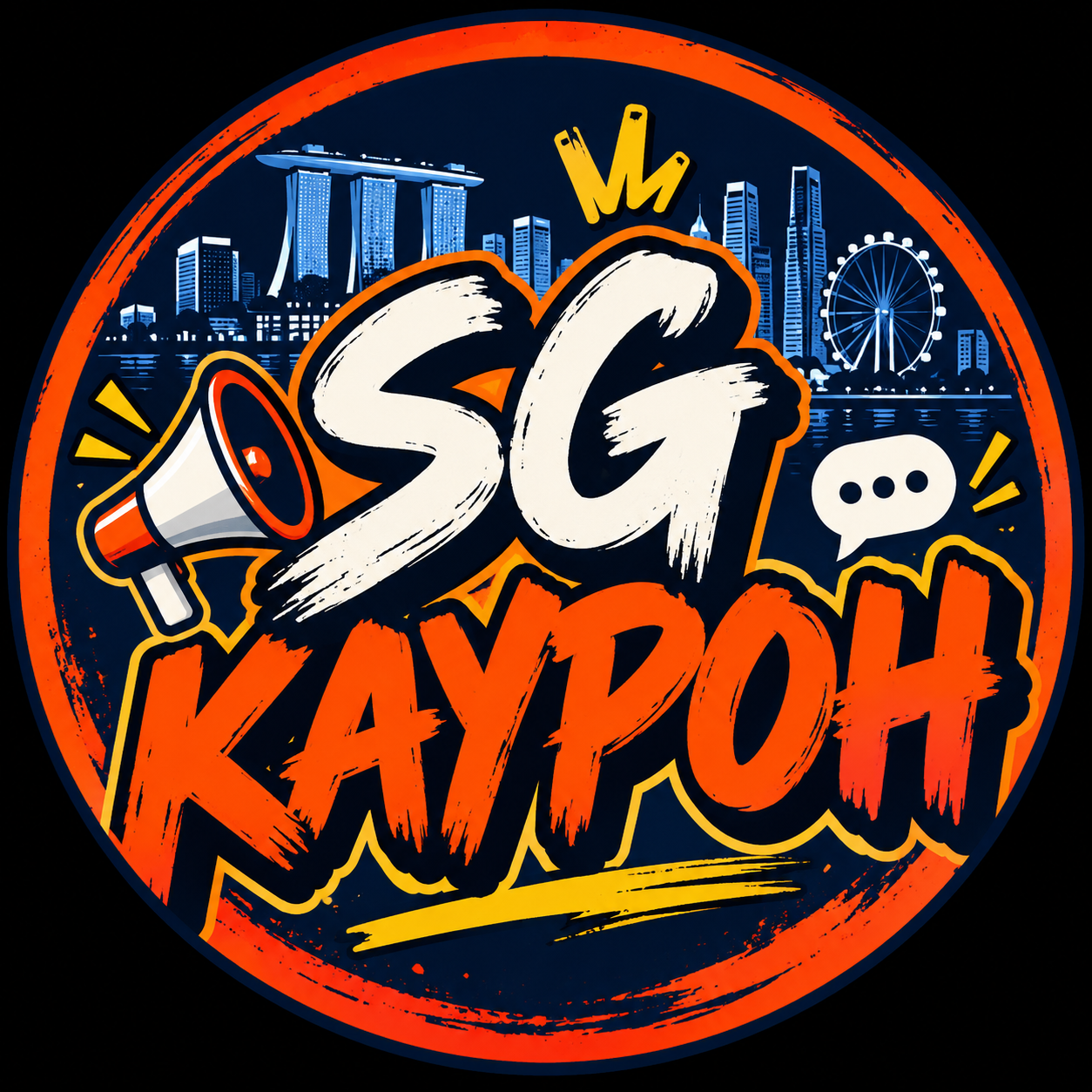 Singapore city skyline used for SG KAYPOH launch story