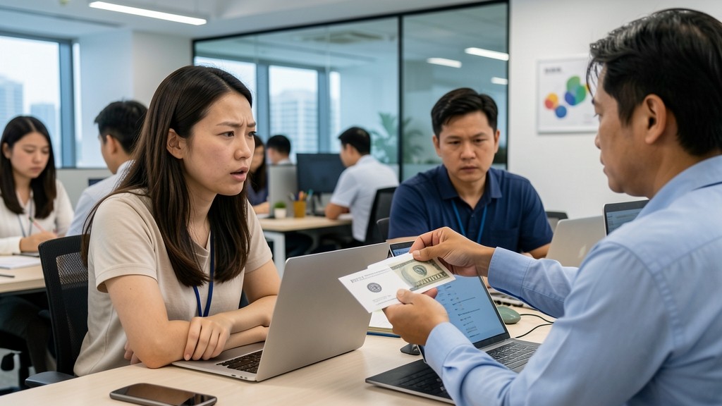 EMPLOYEE DISCOVERS BOSS GIVING S$5,000 BONUS TO FRIEND, THEN SEES HER SALARY STUCK AT S$2,800 FOR TWO YEARS