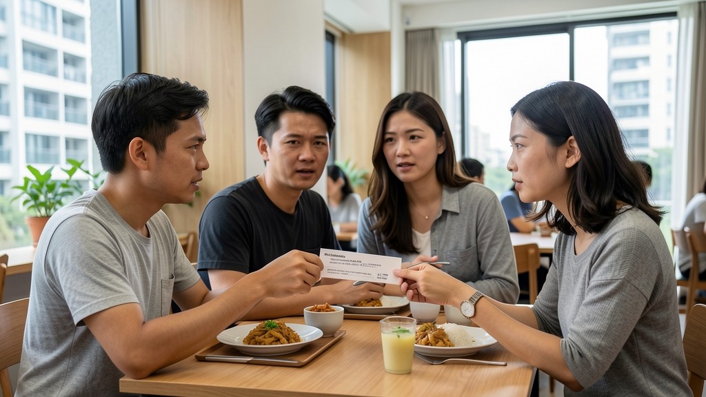 WOMAN'S FIRST DATE AT A LUNCHBOX HALL TURNS AWKWARD WHEN HER BOYFRIEND'S SECRET ROOMMATE SHOWS UP, THEN SHE FINDS S$800 RENT CHEQUE MISSING
